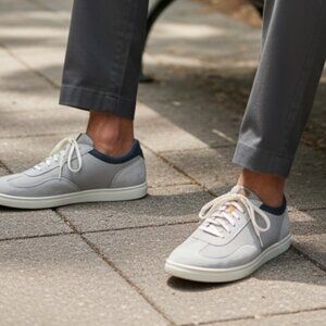 NEW Olukai Punini Gray Sneakers Mens Size 9.5 Convertible Mesh & Suede NWT